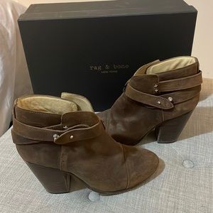 Rag and Bone - Harrow boot - brown waxy - size 38